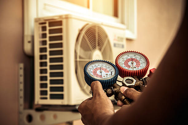 Professional Hvac technician working in Pinnacle, NC
